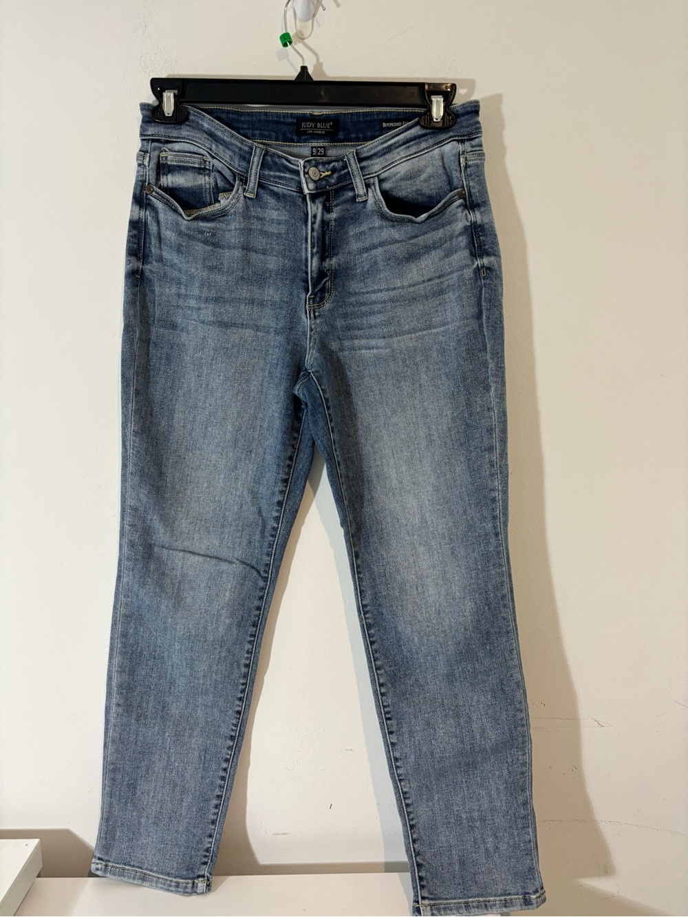 Judy Blue 9/29 Boyfriend Fit Style# JB82335LT Blue Jeans Denim Casual Fall